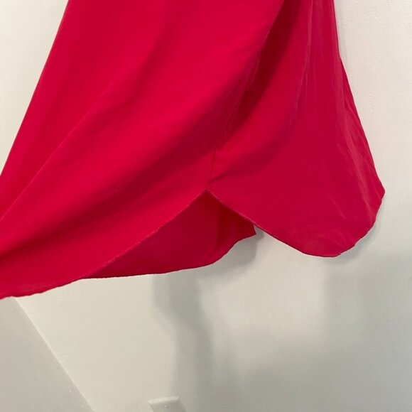 MARKET & SPRUCE STITCH FIX Plus Size Cleve Flutter Sleeve Blouse Raspberry Pink - Picture 7 of 16